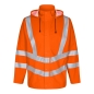 Preview: Safety Regenjacke 10 Orange (Hi-Vis)